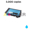 Toner alternativo con CLP500C sustituye al toner original  CLP500C CLP-500D5C/ELS