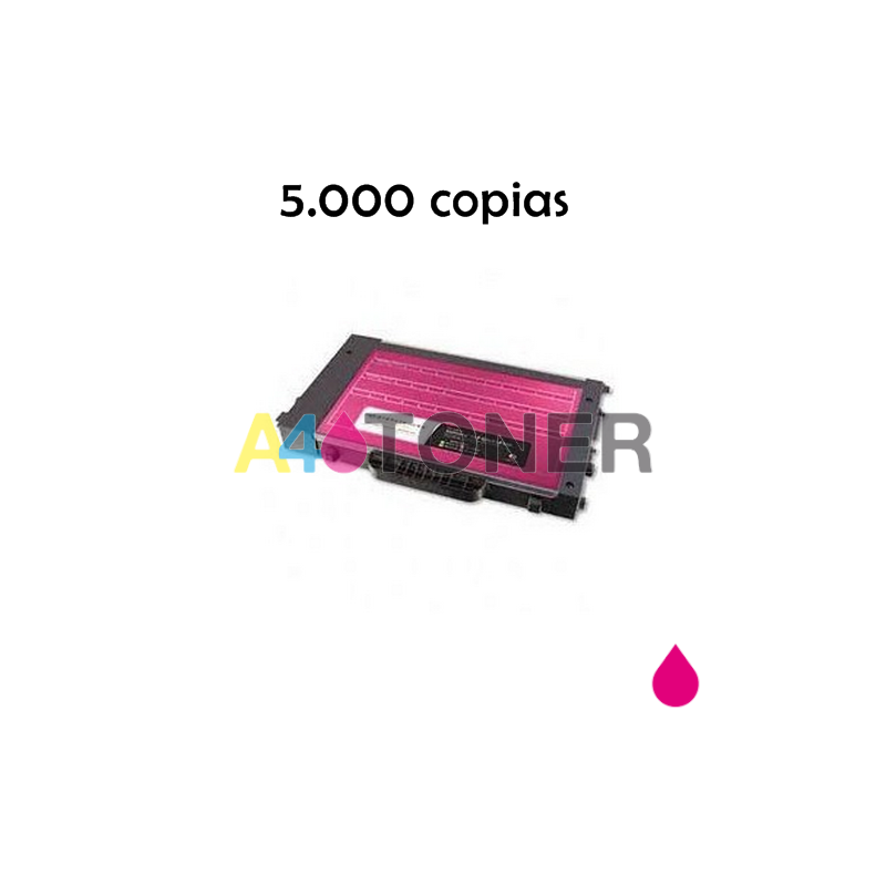 Toner alternativo con CLP500M sustituye al toner original  CLP500M CLP-500D5M/ELS