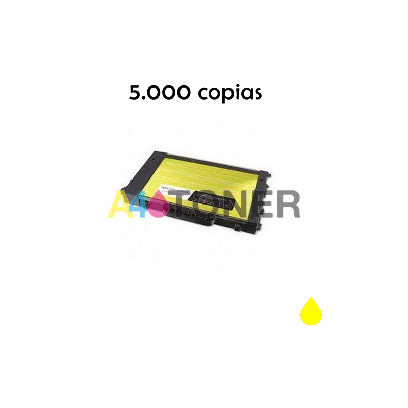 Toner alternativo con CLP500Y sustituye al toner original  CLP500Y CLP-500D5Y/ELS