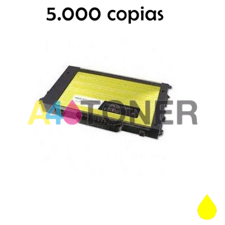 Toner alternativo con CLP500Y sustituye al toner original  CLP500Y CLP-500D5Y/ELS