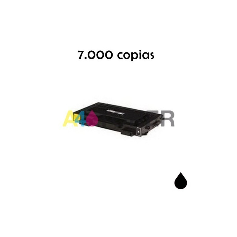 Toner alternativo con CLP510BK sustituye al toner original  CLP510BK CLP-510D7K/ELS