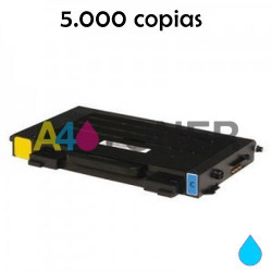 Toner alternativo con CLP510C sustituye al toner original  CLP510C CLP-510D5C/ELS