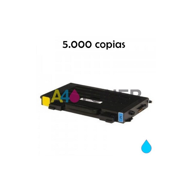 Toner alternativo con CLP510C sustituye al toner original  CLP510C CLP-510D5C/ELS