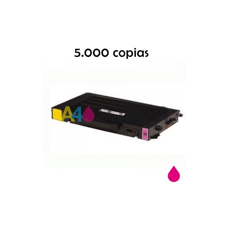 Toner alternativo con CLP510M sustituye al toner original  CLP510M CLP-510D5M/ELS