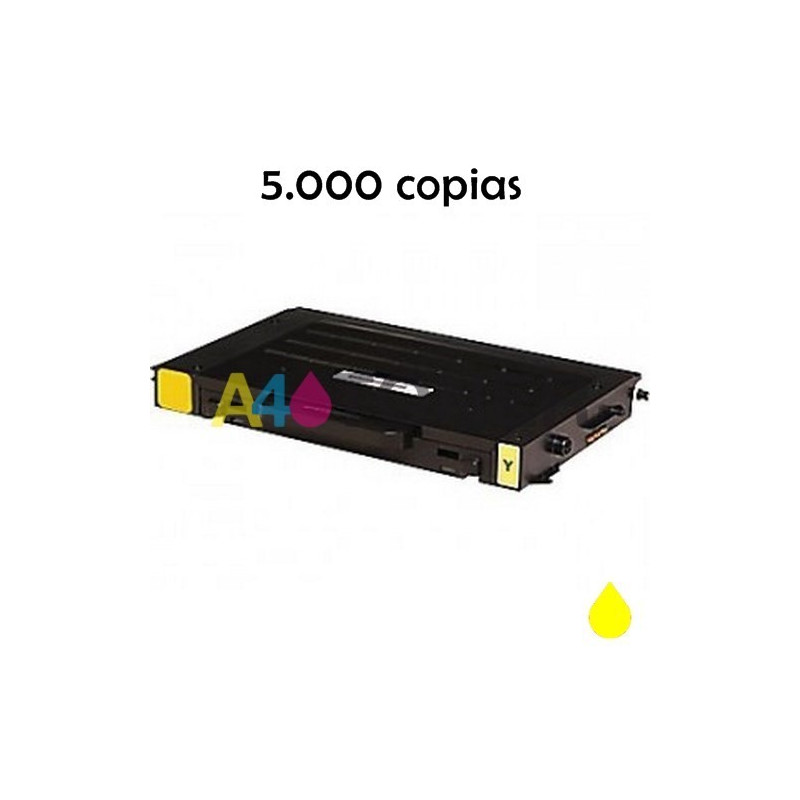 Toner alternativo con CLP510Y sustituye al toner original  CLP510Y CLP-510D5Y/ELS