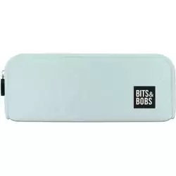 37547288 GRAFOPLÁS PORTATODO DE SILICONA BITS&BOBS AZUL PASTEL GLITTER