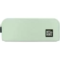 37547289 GRAFOPLÁS PORTATODO DE SILICONA BITS&BOBS VERDE PASTEL GLITTER