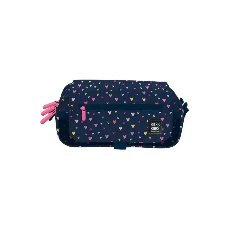 37547515 GRAFOPLÁS PORTATODO TRIPLE C/SOLAPA BITS&BOBS HEARTS