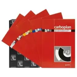 72090030 GRAFOPLAS PAPEL CARBÓN Y DE CALCAR CARBOPLAN 210X330MM PACK 10H AZUL