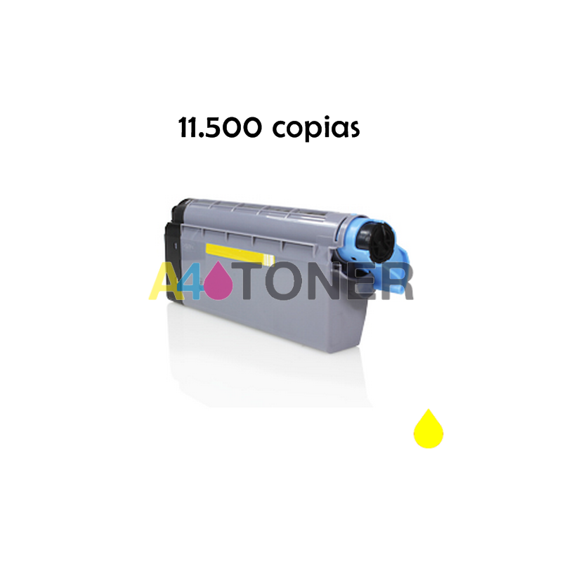 Toner OKI C710 / C711 amarillo alternativo