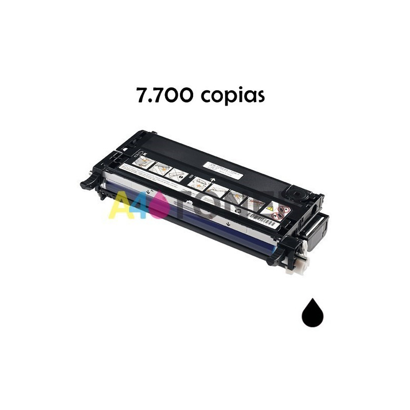 Toner Xerox6280 negro sustituye al toner original 106R01395