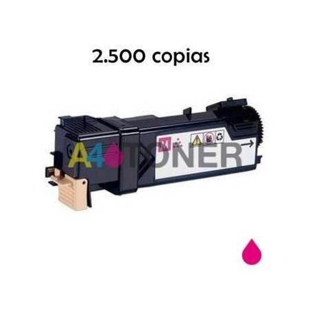 Toner Xerox6128 magenta sustituye al toner original 106R01453