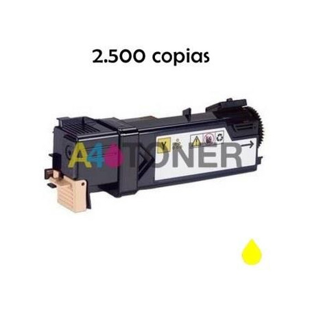 Toner Xerox6128 amarillo sustituye al toner original 106R01454