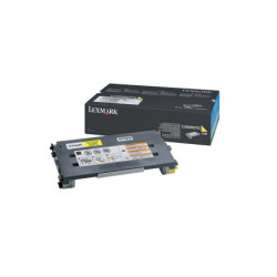 C500H2YG LEXMARK C-500/X500/X502 Toner Amarillo Alto Rendimiento