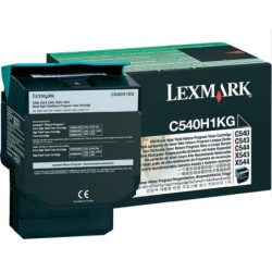 C540H1KG LEXMARK C540/543/544 Toner Negro Retornable Alto rendimiento