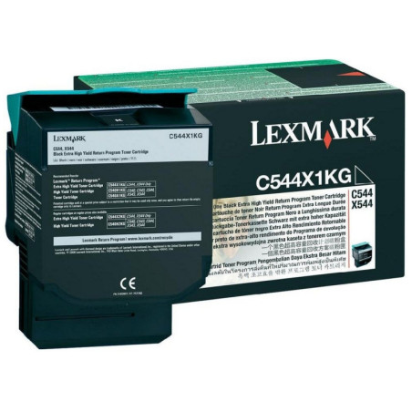 C544X1KG LEXMARK C544/X544 Toner Negro Extra Alto Rendimiento Retornable