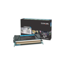 C746A1CG LEXMARK 746DN/746DTN/746N/748DE/748DTE/748E Cartucho de toner Cian Retornable