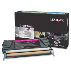 C746A1MG LEXMARK  746DN/746DTN/746N/748DE/748DTE/748E Cartucho de toner Magenta Retornable