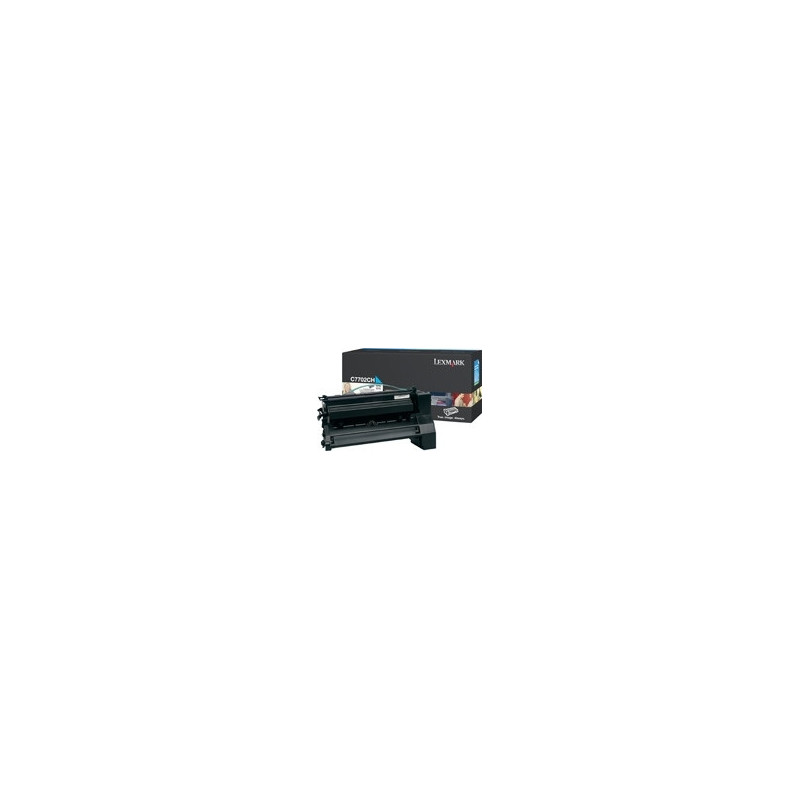 C7702CH Lexmark C77x Cartucho impresion cian Alto Rendimiento (10K)