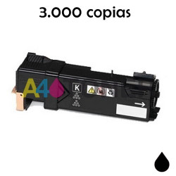 Toner Xerox6500 negro compatible al toner original de Xerox 106R01597