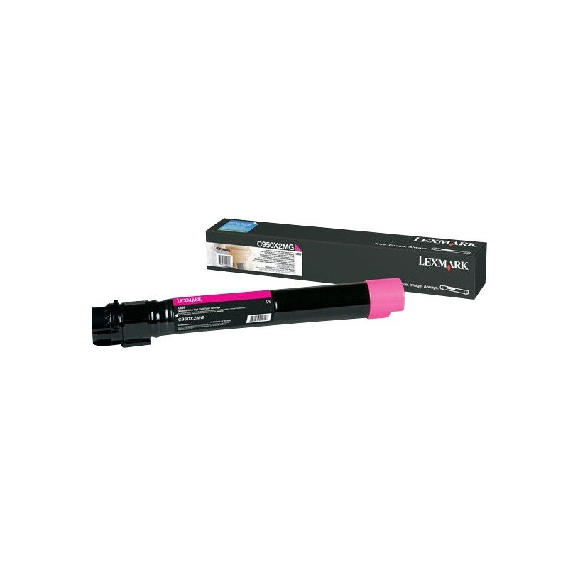 C950X2MG Lexmark C950 Cartucho de toner magenta Extra Alto Rendimiento