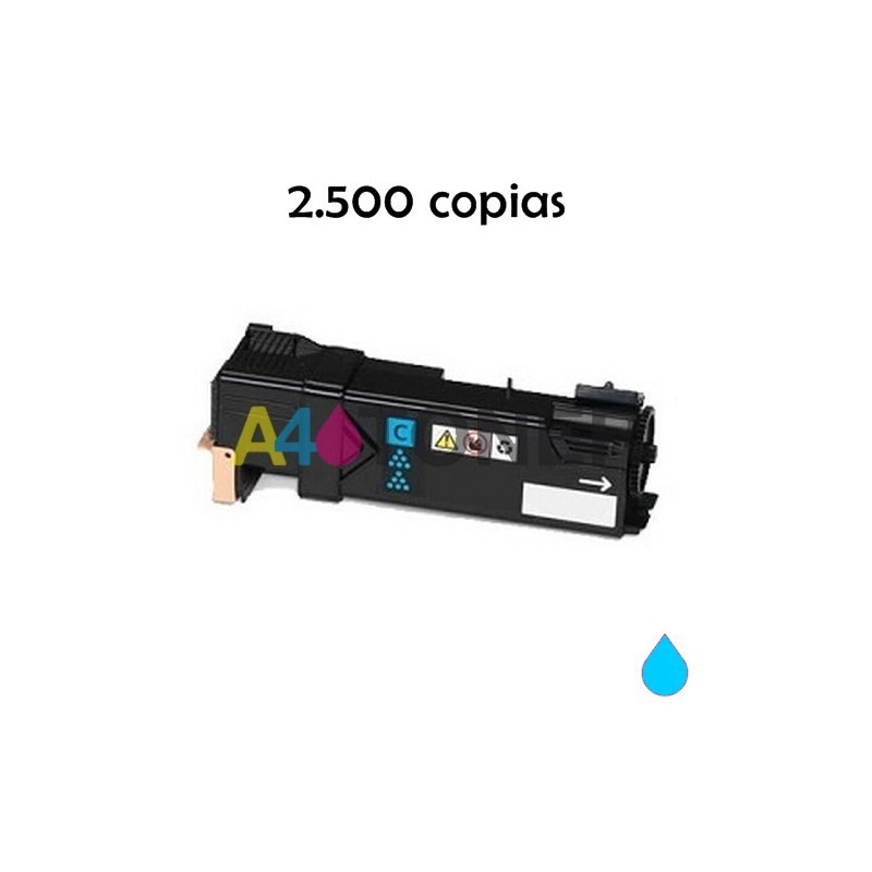 Toner Xerox6500 cyan compatible al toner original de Xerox 106R01594