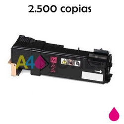 Toner Xerox6500 magenta compatible al toner original de Xerox 106R01595