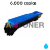 Toner compatible TK550 kyocera cyan alternativo al toner original kyocera TK-550 1T02HMCEU0