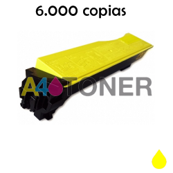 Toner compatible TK-550 kyocera amarillo compatible al toner original Kyocera TK550 1T02HMAEU0