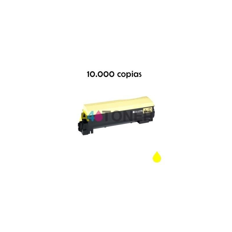 Toner compatible TK560 / TK-560kyocera amarillo alternativo al toner original Kyocera 1T02HNAEU0