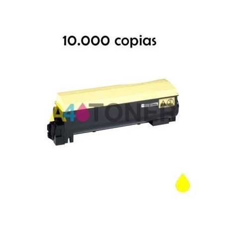 Toner compatible TK560 / TK-560kyocera amarillo alternativo al toner original Kyocera 1T02HNAEU0