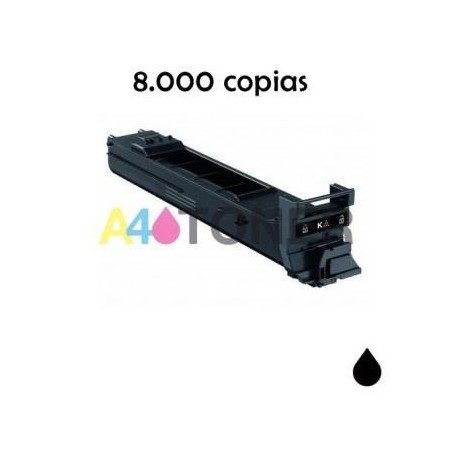 Toner comaptible konica KM4650 / KM 4600 negro genérico al toner original Konica Minolta A0DK152