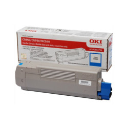 43865723 OKI C-5850/5950/MC560 Toner Cian 6k