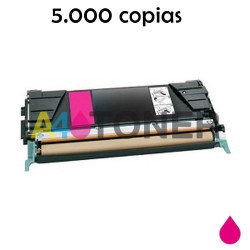 Toner Lexmark C524 magenta compatible al toner Lexmark C524H3MG