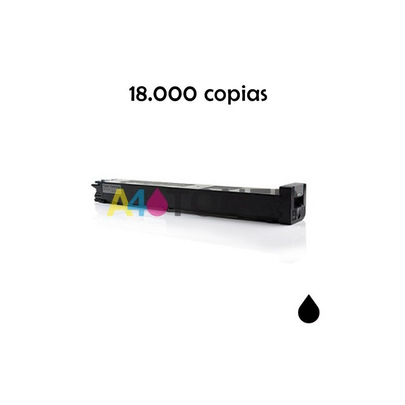 Cartucho de toner compatible Sharp MX2300 negro genérico al toner original MX27GTBA