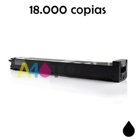 Cartucho de toner compatible Sharp MX2300 negro genérico al toner original MX27GTBA