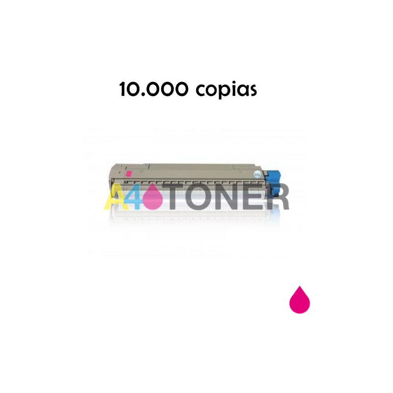 Toner remanufacturado OKI MC-860 magenta