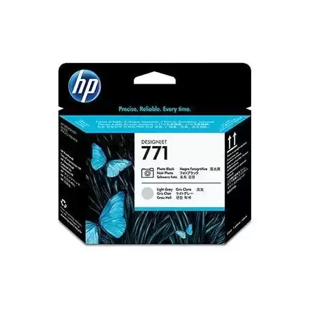 CE020A HP CABEZAL NEGRO FOTOGRÁFICO/GRIS CLARO DESIGNJET 771