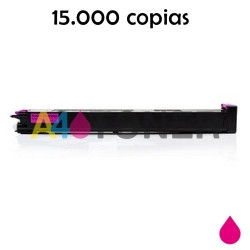 Cartucho de toner compatible Sharp MX2600 magenta genérico con el toner original MX31GTMA