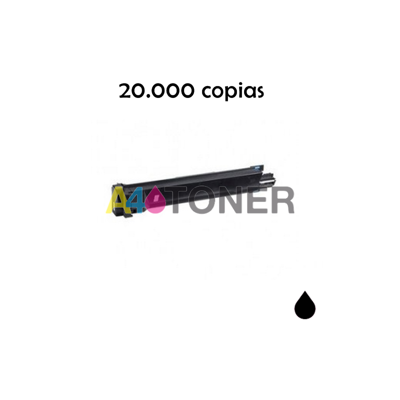 Toner compatible TN312 / TN 312 negro genérico al toner original Konica Minolta TN-312BK 8938-705