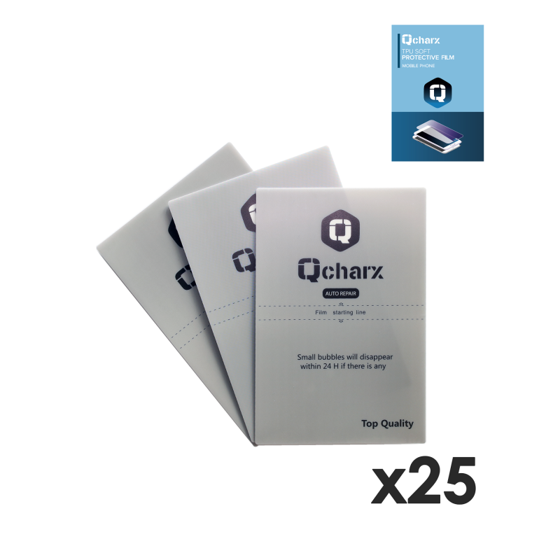 QCHSELFHQ25 Qcharx HidroGel con propiedades Autoreparadoras. Proteccion muy alta contra golpes y arañazos. En caso de recibir...