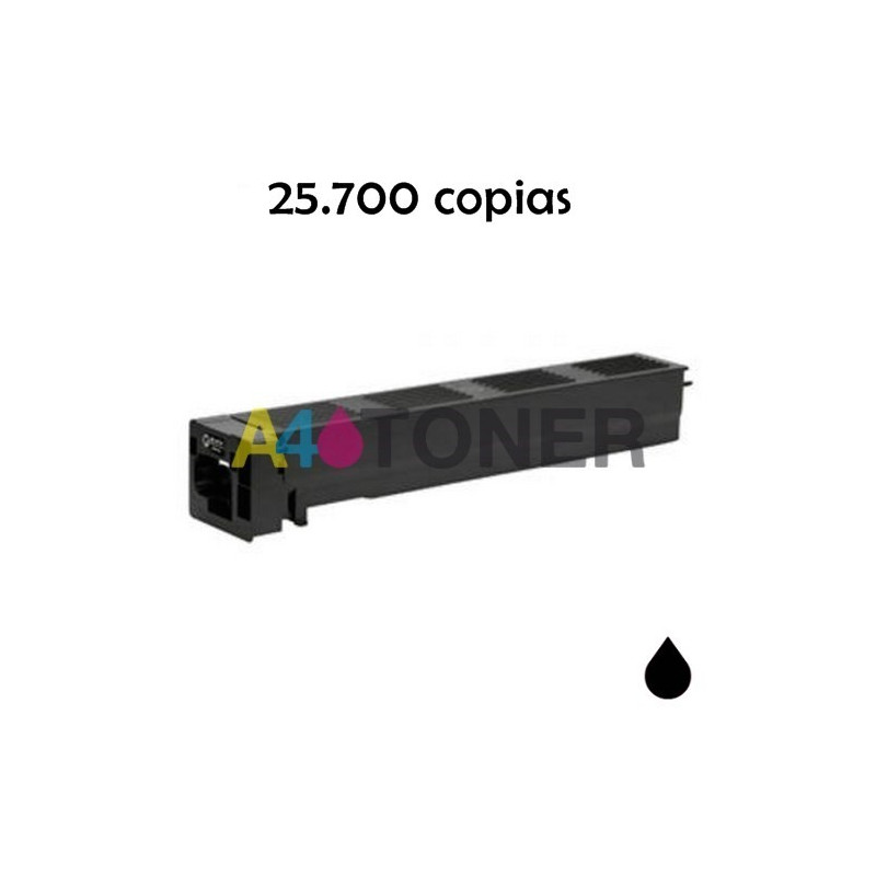 Toner compatible TN611 / TN 611 negro genérico al toner original Konica Minolta TN-611K ( A070150 )