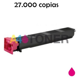 Toner compatible TN611 / TN 611 magenta genérico al toner original Konica Minolta TN-611M ( A070350 )