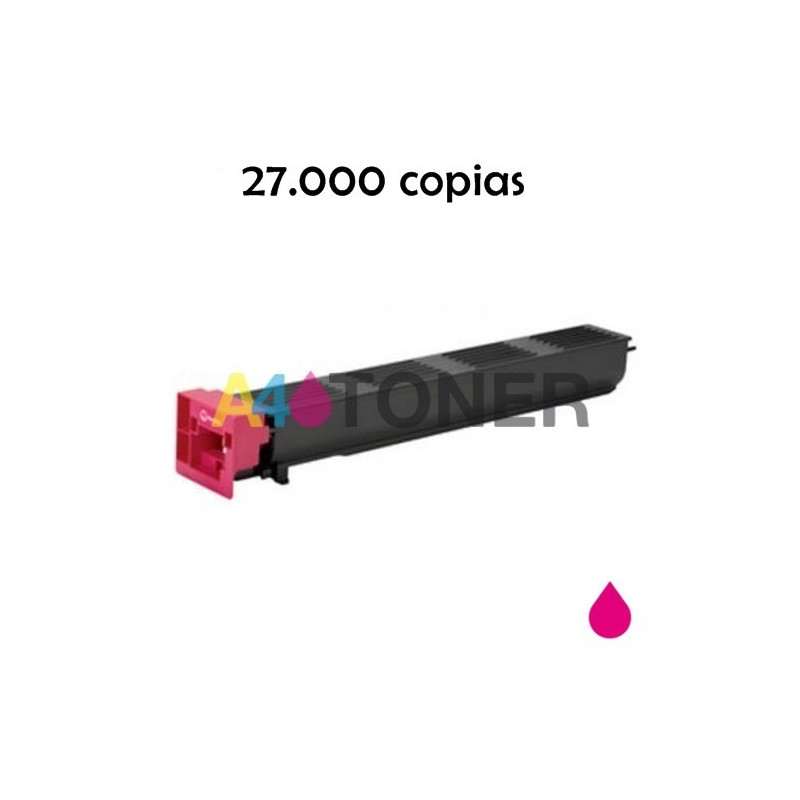 Toner compatible TN611 / TN 611 magenta genérico al toner original Konica Minolta TN-611M ( A070350 )