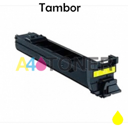 Tambor compatible Konica Minolta KM-4650 / KM4650 amarillo genérico al tambor original Konica Minolta A03105H