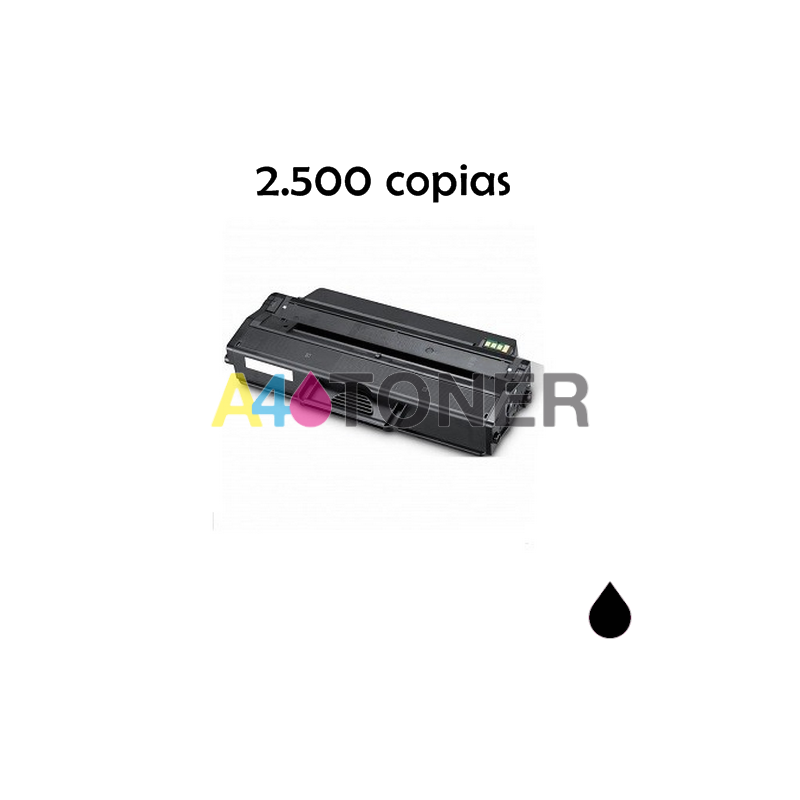 Toner alternativo con ML2950 sustituye al toner original  Samsung ML-2950 MLT-D103 Negro