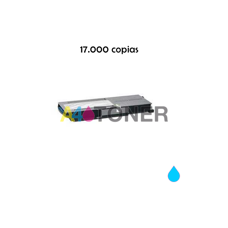 Toner alternativo TYPE-M sustituye al toner original  RIcoh TYPEMC 885324 Cyan