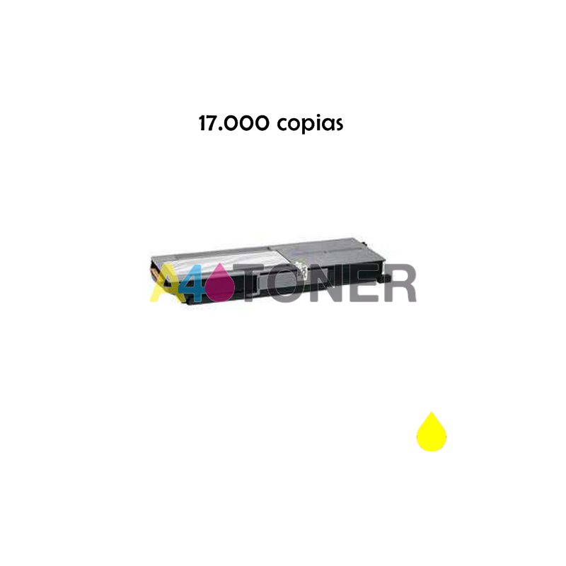 Toner alternativo TYPE-M sustituye al toner original Ricoh TYPEMY 885322 Amarillo