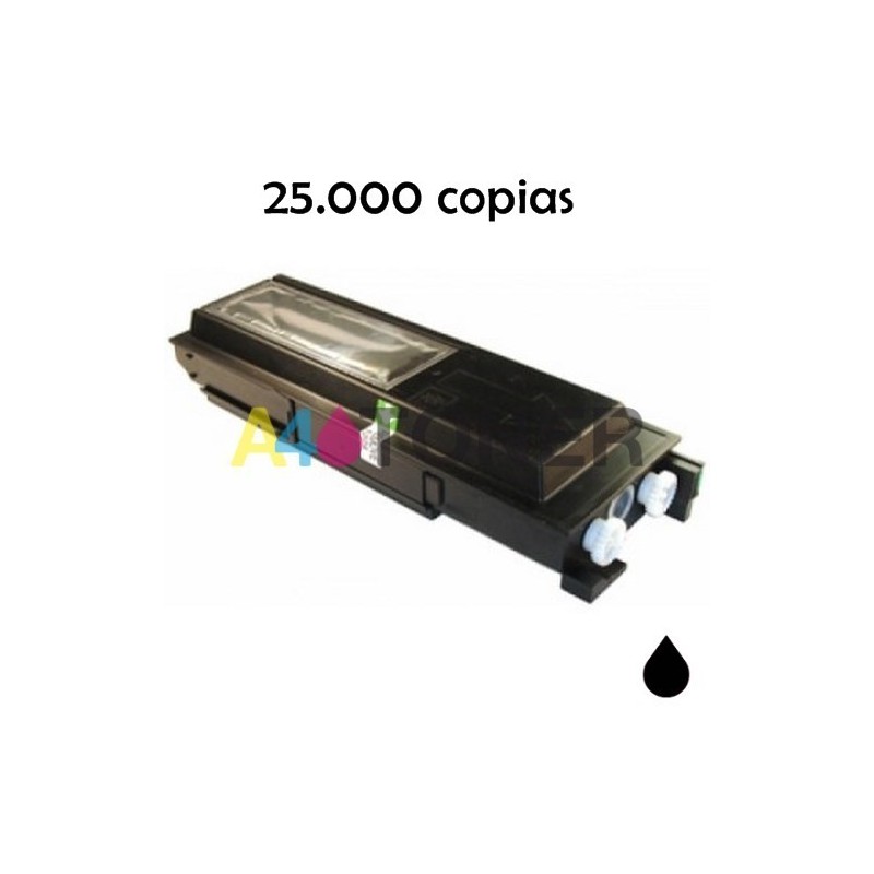 Toner alternativo TYPET2-BK sustituye al toner original Ricoh TYPET2 888483 Negro