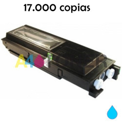 Toner alternativo TYPET2-C sustituye al toner original Ricoh TYPET2 888486 CYAN